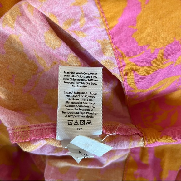 Floral Pink and Yellow Dress - Picture 8 of 9